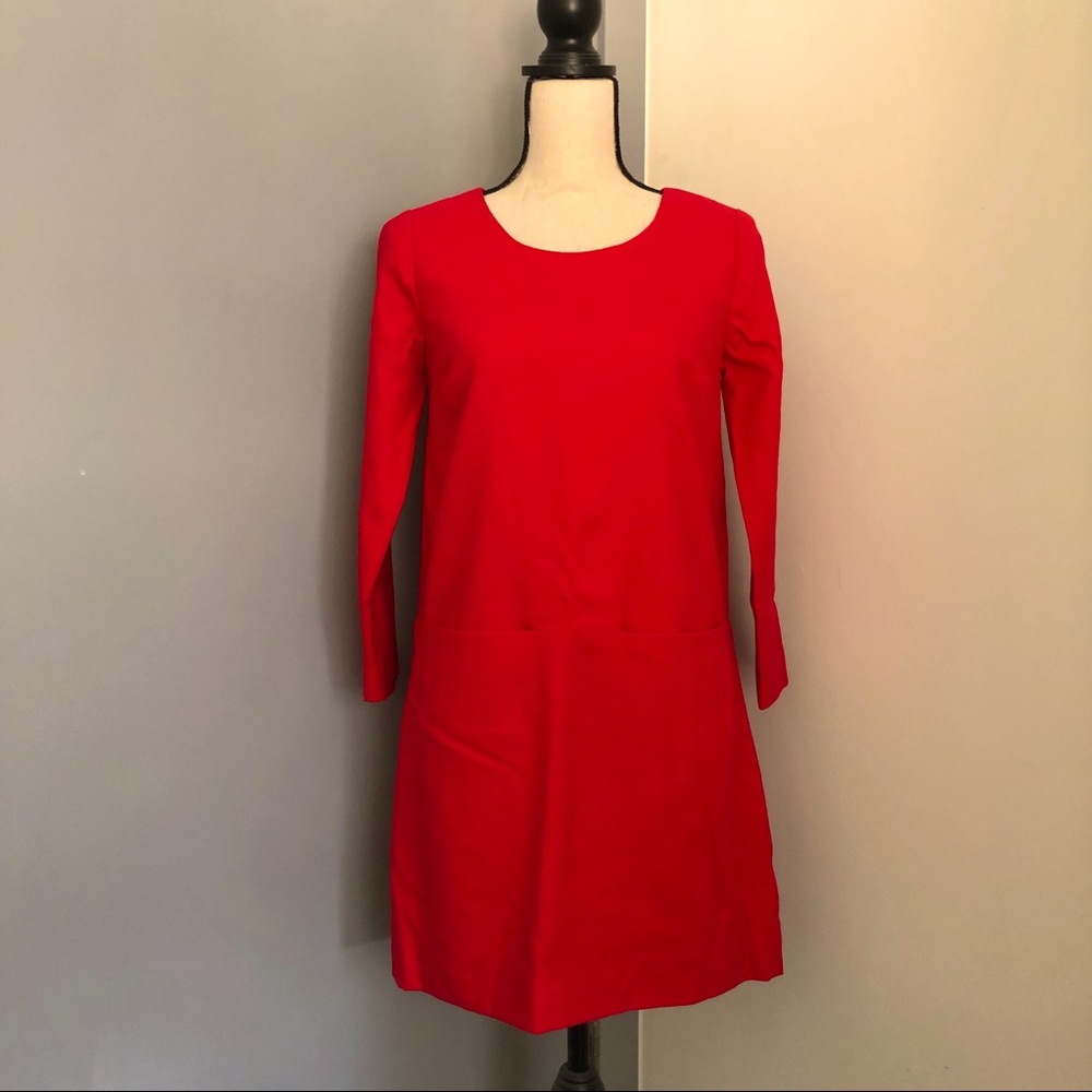 J.Crew wool-blend dress
